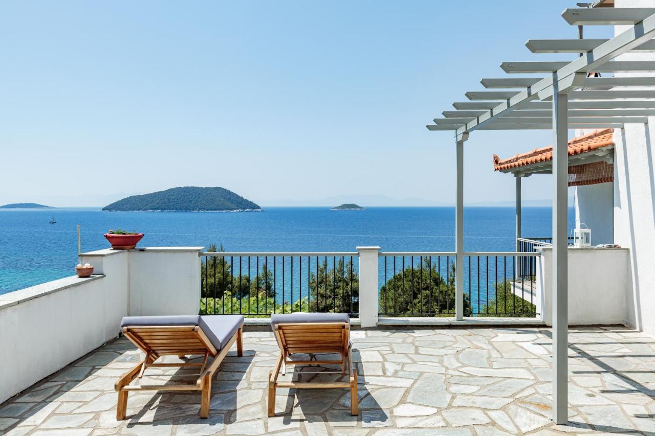 Stamatiou Estate Hotel Neo Klima Bagian luar foto