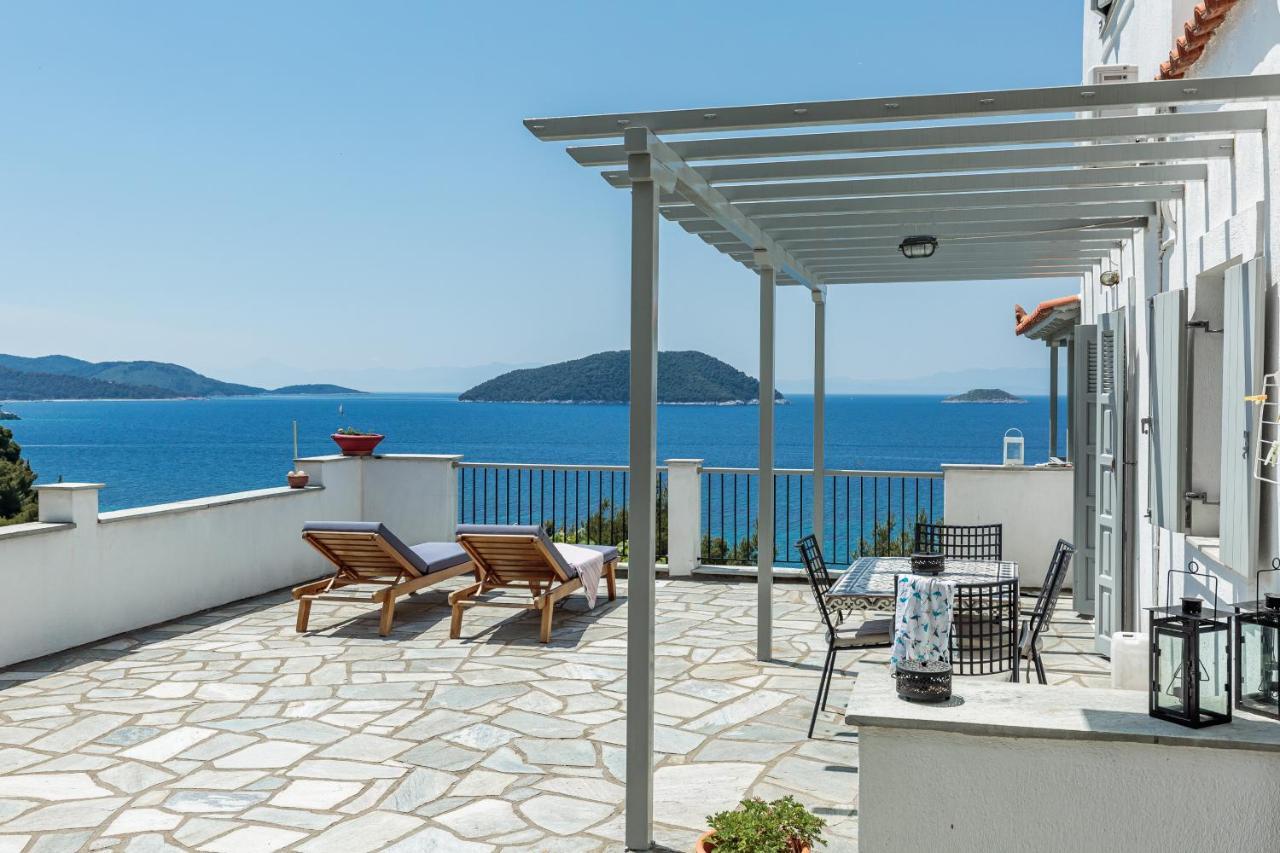 Stamatiou Estate Hotel Neo Klima Bagian luar foto