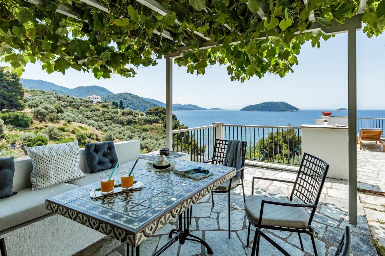 Stamatiou Estate Hotel Neo Klima Bagian luar foto